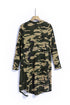 Print Colorblock Long Cardigan